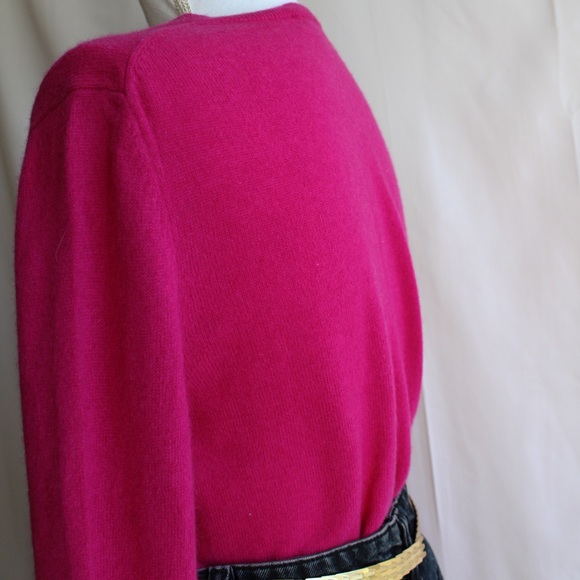 Halogen Pink Cashmere Sweater - Picture 8 of 15